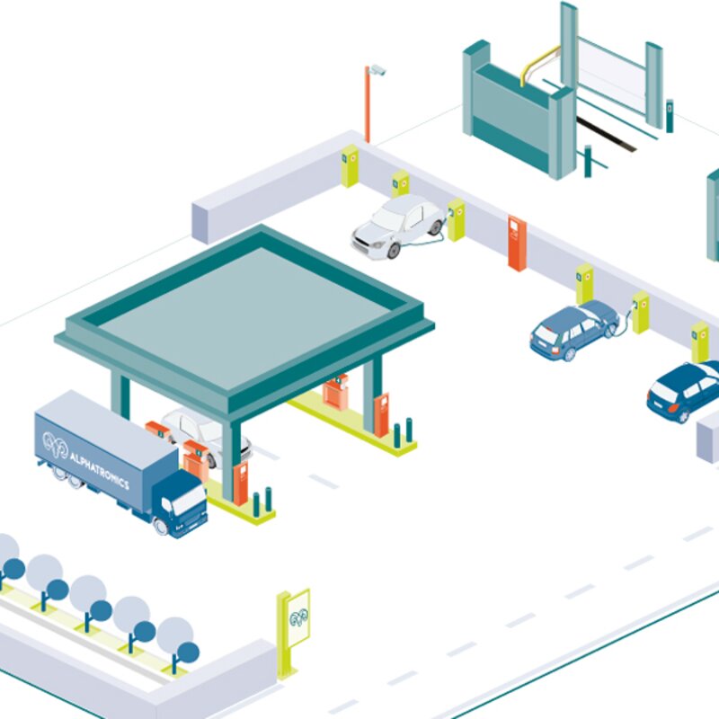 Station-service et de recharge pour VE Alphatronics-Tankstation-Banner-01.jpg